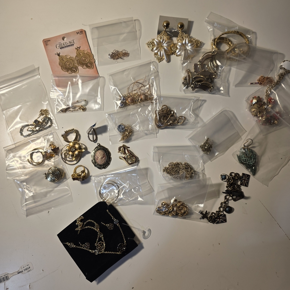 Gold and Silver Women Jewelry Set